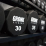 Gronk Fitness 10 sided Urethane Dumbbells (5lb-100lb) Set