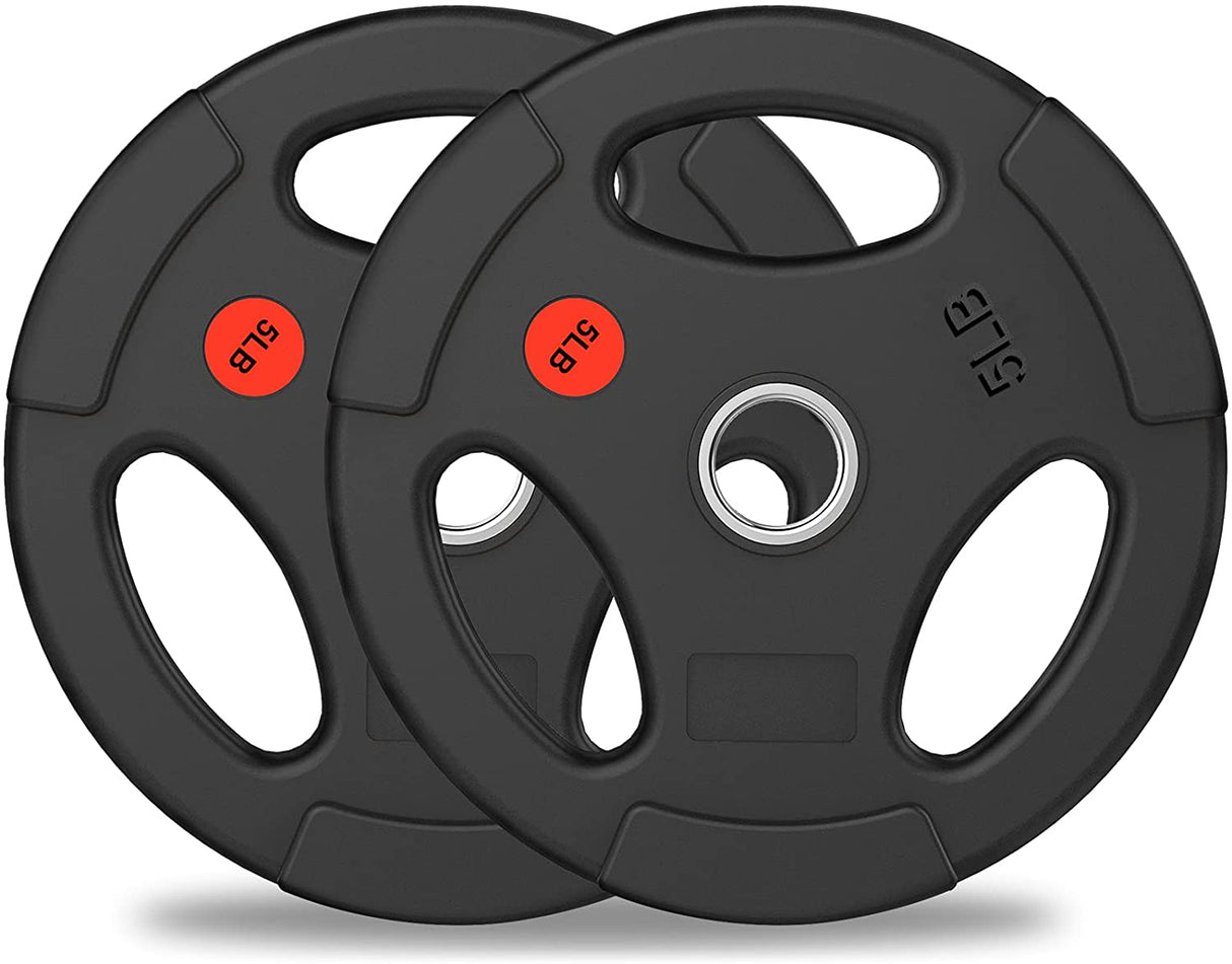 Premium Olympic Plates - Rubber Grip G&G Fitness Equipment Variant(s) - LBWeight 5lbplate_2048x2048_6043bb79-7b1a-4add-a33f-0619e975cfff