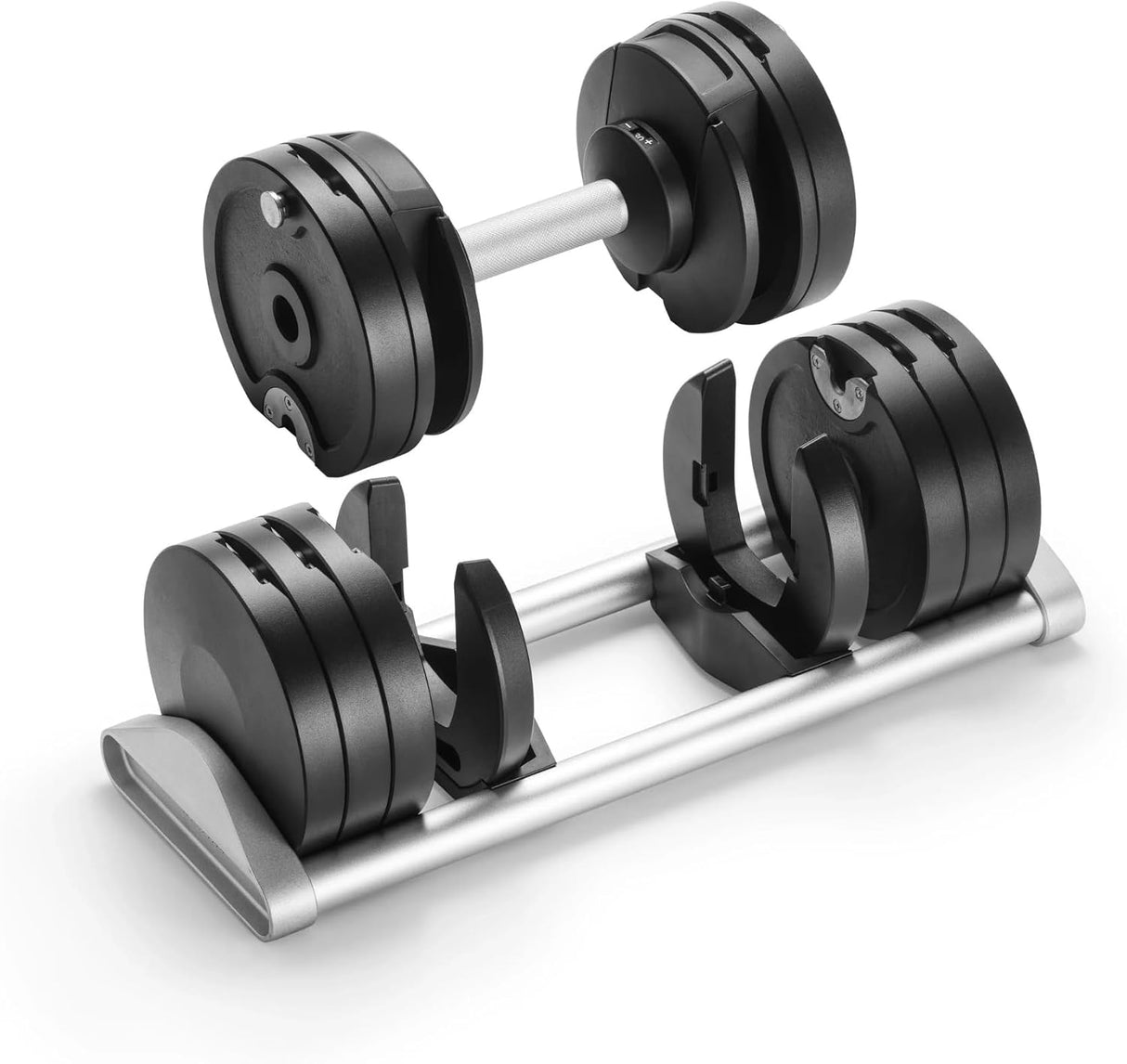 SMRTFT NÜOBELL Adjustable Dumbbell 100 lb Black SMRTFT Dumbbells 61cRVLoysfL._AC_SL1500