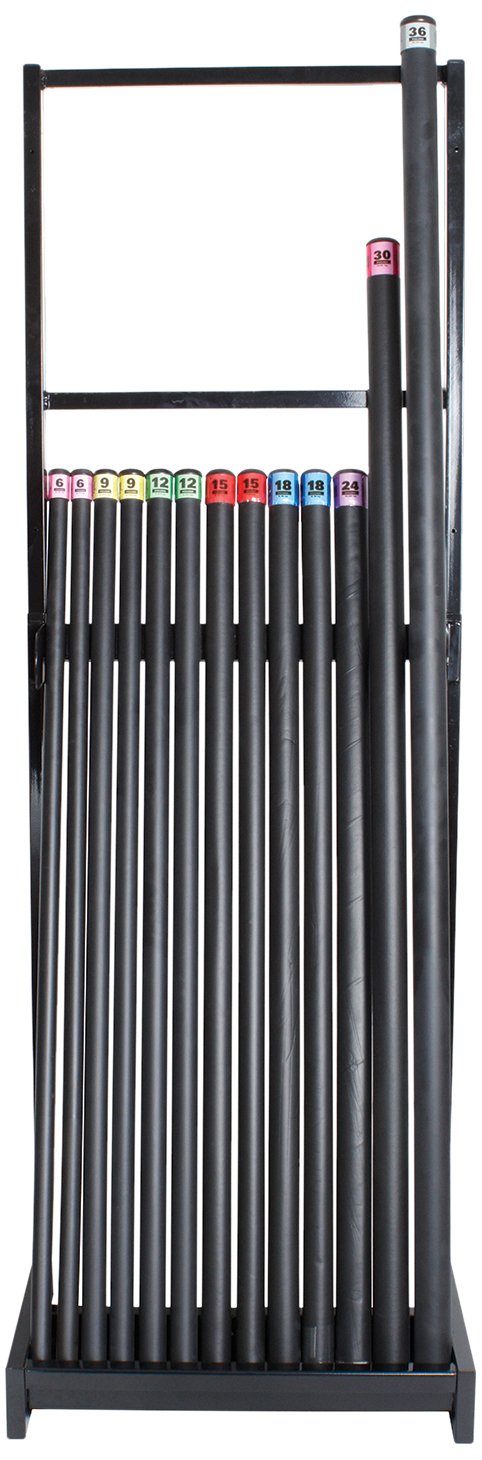 SPRI Weighted Bar Rack - Discontinued Floor Model Aerobics; aerobic step, HR straps 61v2MfpTqLL._SL1460