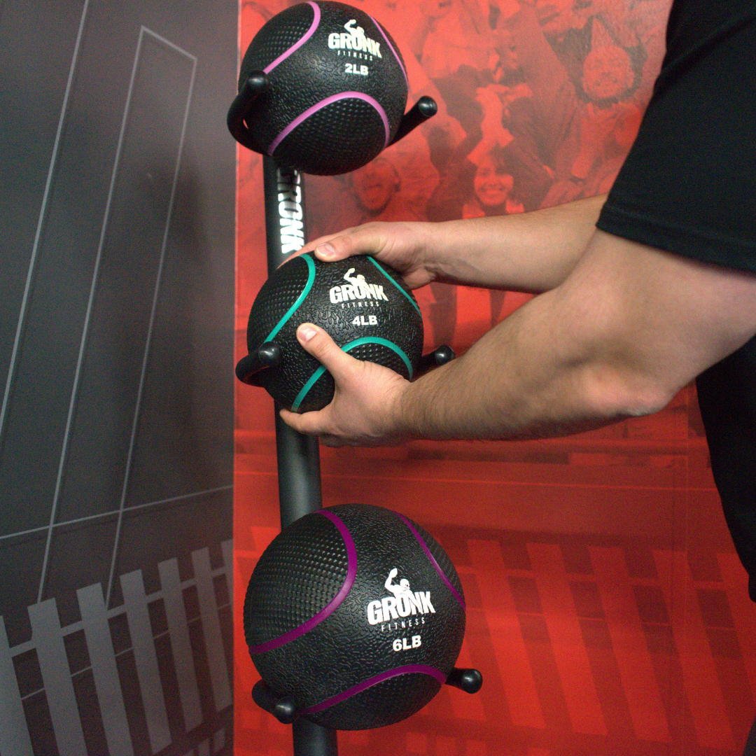 Gronk Fitness Medicine Ball Rack (Fits 5 Balls)