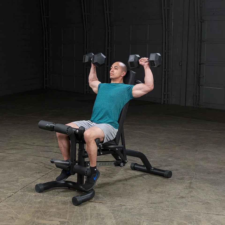 Body Solid FID46 Leverage Flat Incline Decline Bench