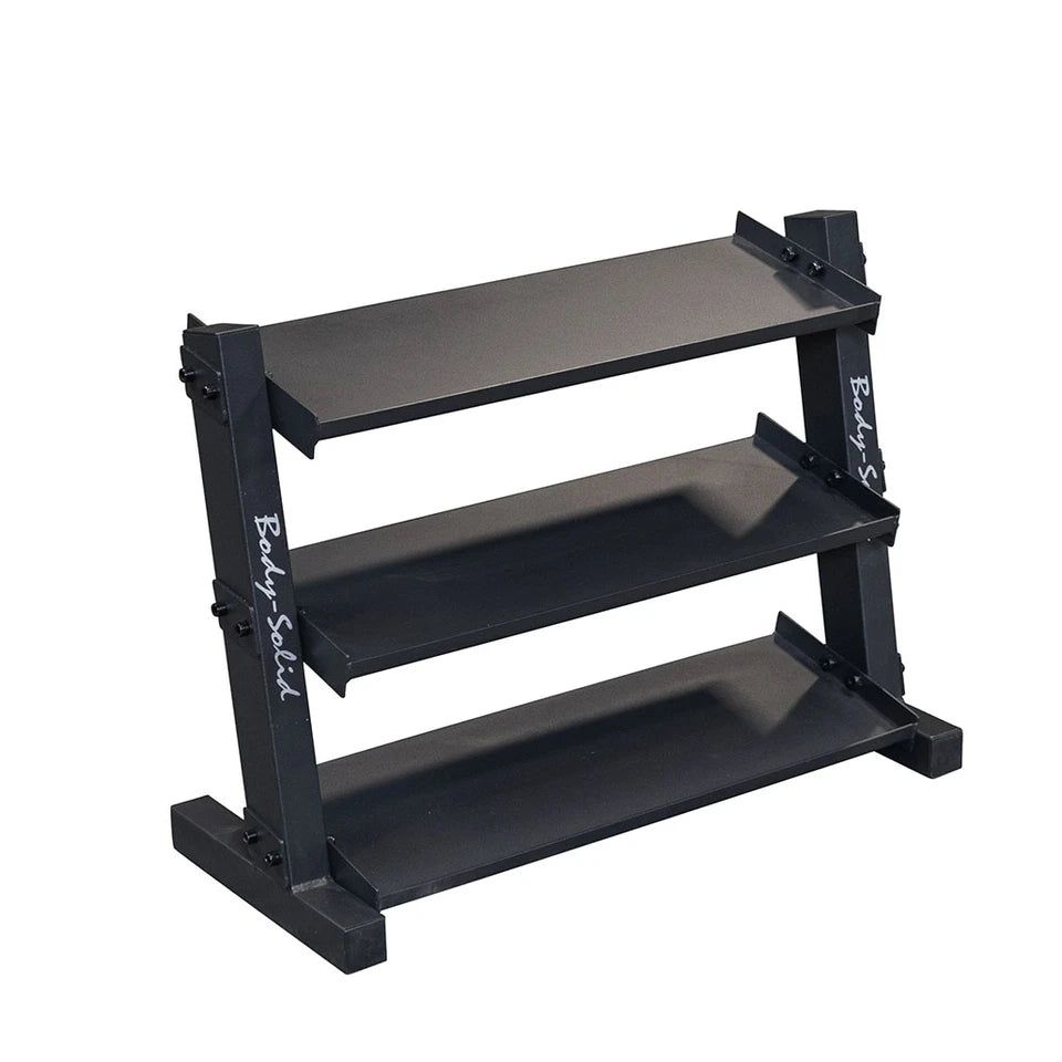Body Solid GDR34B Vinyl and Neoprene Dumbbell Rack Body Solid Dumbell racks, power block stand, plate and bar storage, kettlebell racks, ball racks GDR34B_IMGL2570-CutFade-1028px__64930.1735667963