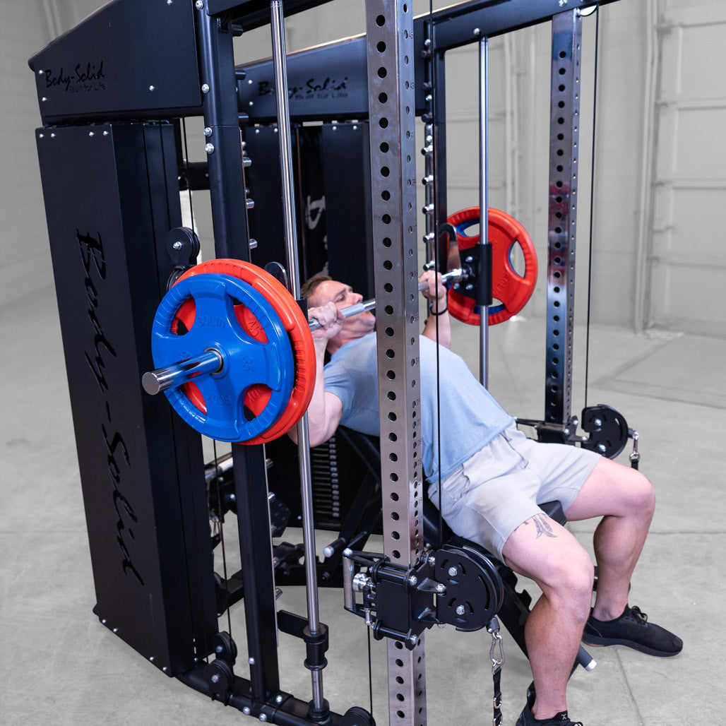 Body-Solid GSFR100 All-in-One Functional Trainer/Smith Body Solid Functional Trainer GSFR100_0O2A5854-1028__83816.1784582153