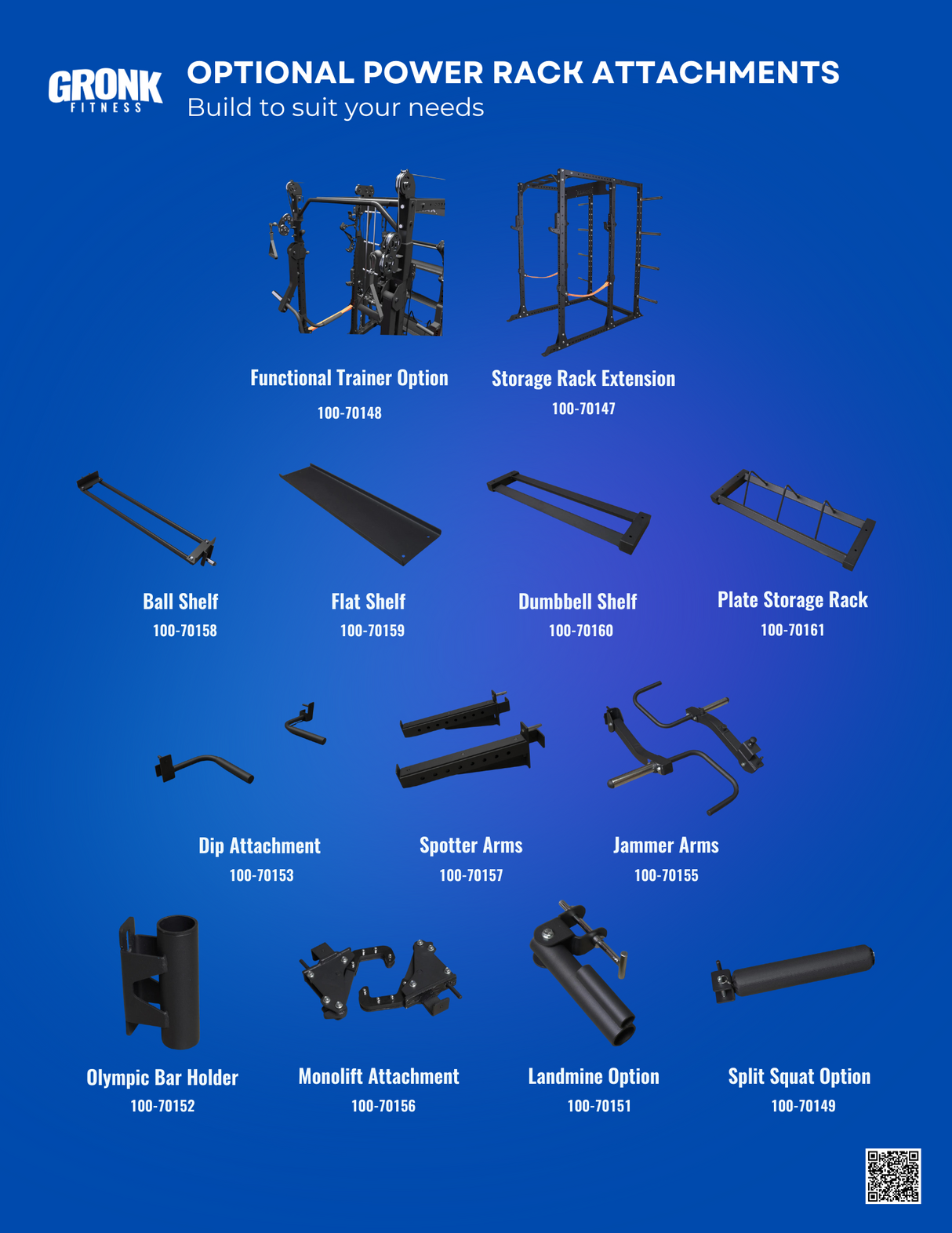 Gronk Fitness XPX Modular Power Rack