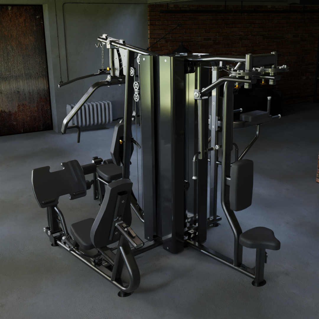 IRONAX X4S Four Station Multi-Gym Ironax Extreme Gyms EXM3000LPS, FSF3 IRONAXGYM11_685b9df1-37f5-42a1-8bf5-3d20b45660a0