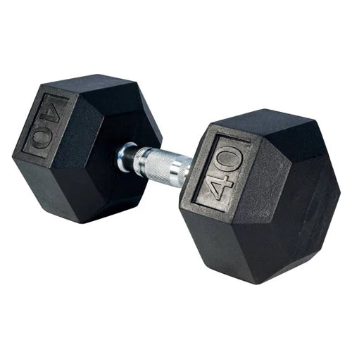 Gronk Fitness Rubber Hex Dumbbell Set Gronk Fitness Products Dumbbells SDR-040_i1ucfq