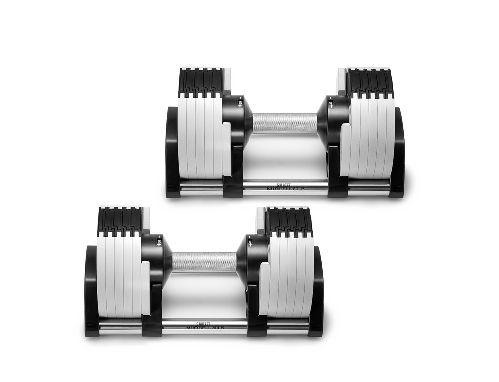 NÜOBELL 50lb Adjustable Dumbbell Set