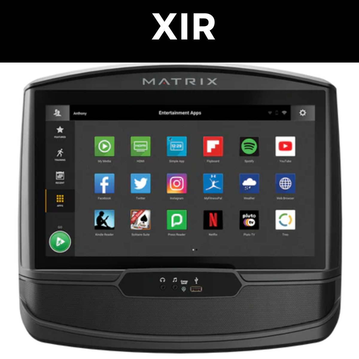 Matrix R50 Recumbent Bike with Console