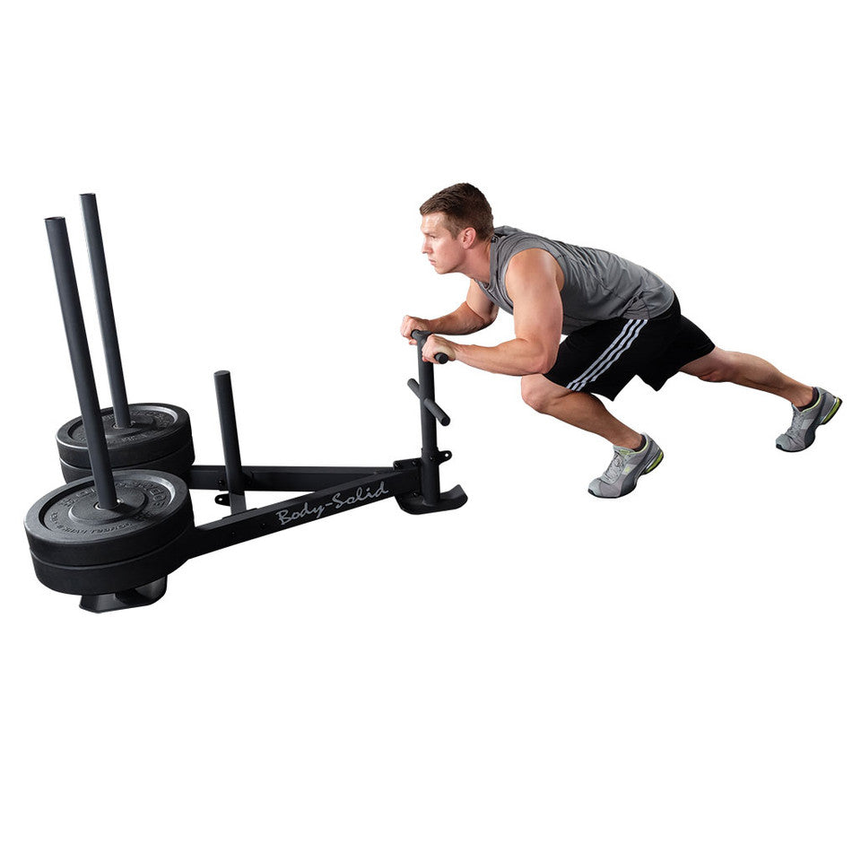 Body Solid GWS100 Weight Sled Body Solid Agility and Speed; jump ropes, climbing and battle ropes, ladders, sled, interval timer body-solid_gws100-weight-sled_view-2