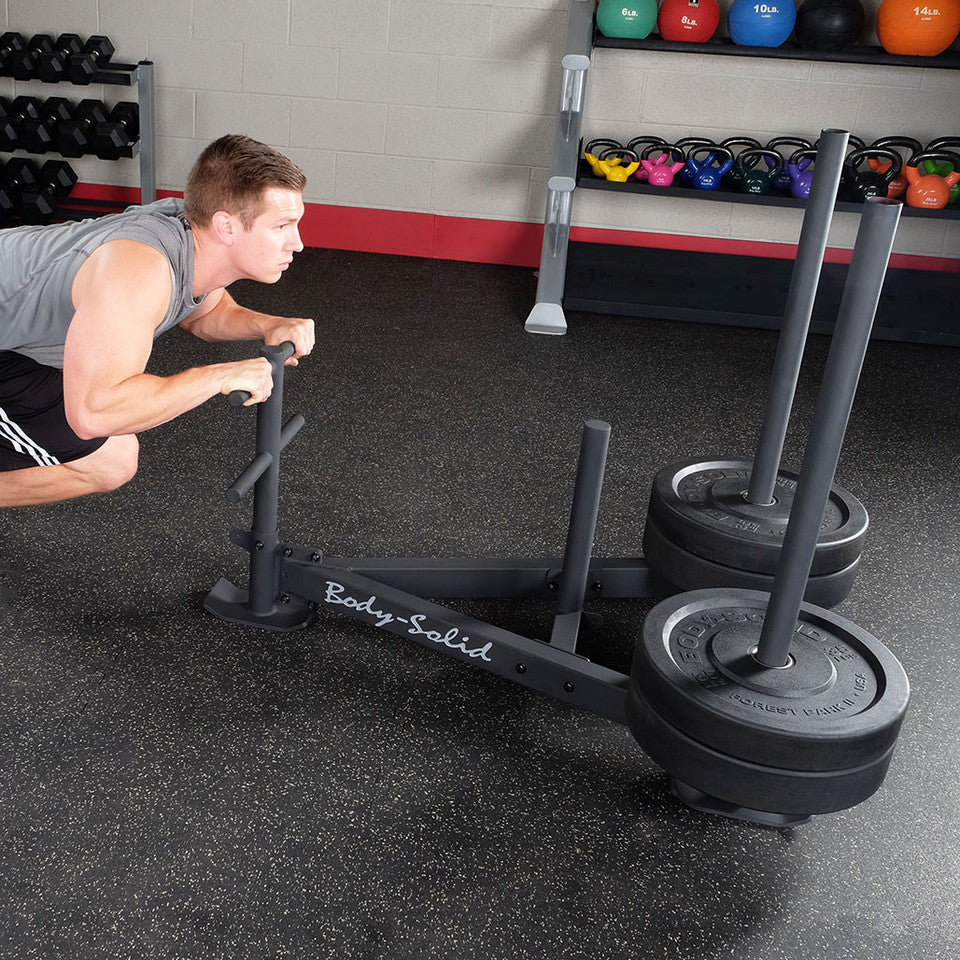 Body Solid GWS100 Weight Sled Body Solid Agility and Speed; jump ropes, climbing and battle ropes, ladders, sled, interval timer body-solid_gws100-weight-sled_view-3