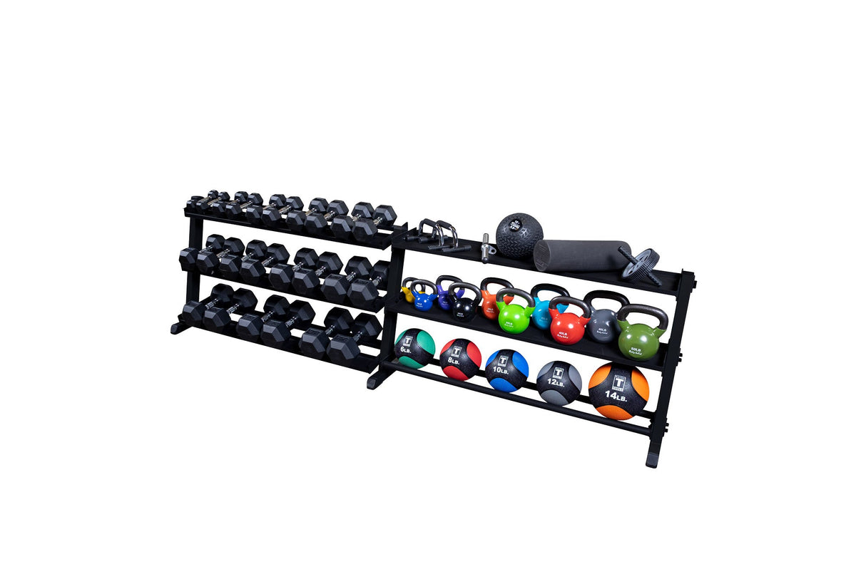 Optional 3rd tier Dumbbell Shelf for Rack (GDR60B) Body Solid Rack Addon Bolton body-solid_optional-3rd-tier-dumbbell-shelf-for-rack-gdr60-copy_view-4