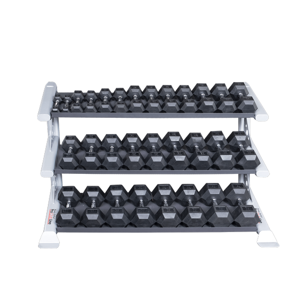 Body Solid SDKR-DB Modular Storage Rack with Dumbbell Tiers Body Solid Dumbell racks, power block stand, plate and bar storage, kettlebell racks, ball racks fdd3dcd6-9e5c-ed11-834a-0af6a9949c45_SDKR1000DB_.