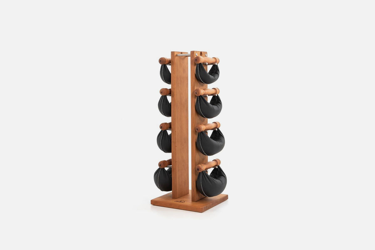 Nohrd - SwingBells Tower Cherry NOHrD Dumbell racks, power block stand, plate and bar storage, kettlebell racks, ball racks swing-cherry