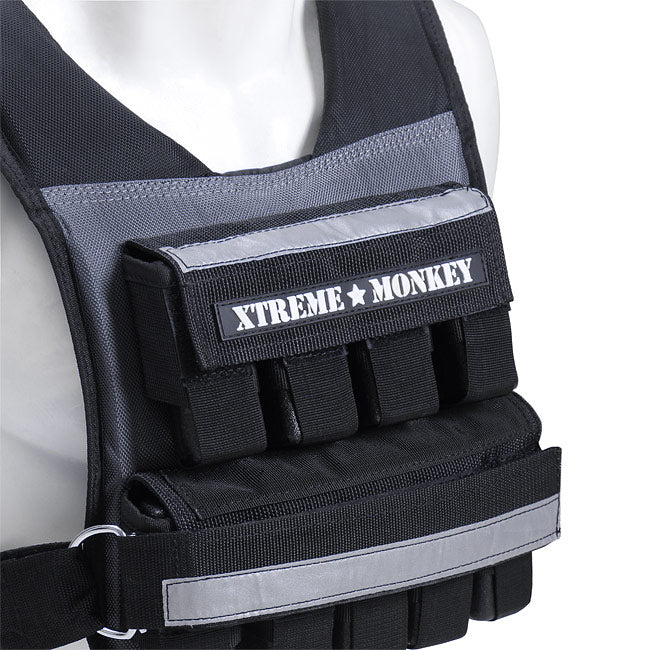 XM Fitness 45lb Commercial Weighted Vest, Adjustable XM Fitness Variants(s) - Weight xm-fitness_45lb-commercial-weighted-vest-adjustable_view-3