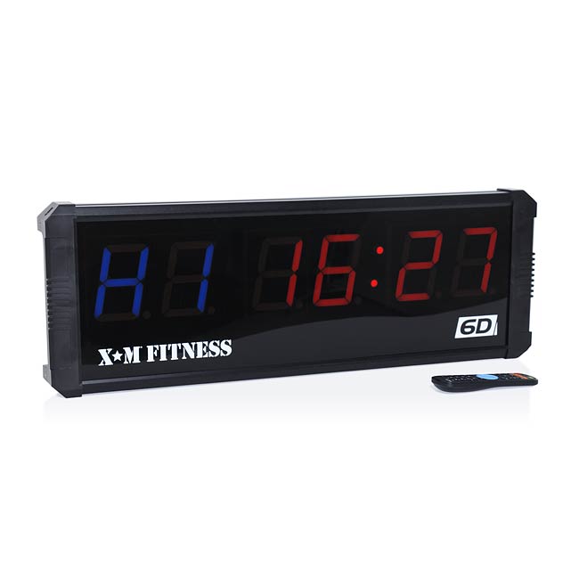 XM Fitness 6D Interval timer - Final Stock XM Fitness Agility and Speed; jump ropes, climbing and battle ropes, ladders, sled, interval timer xm-fitness_6d-interval-timer_main