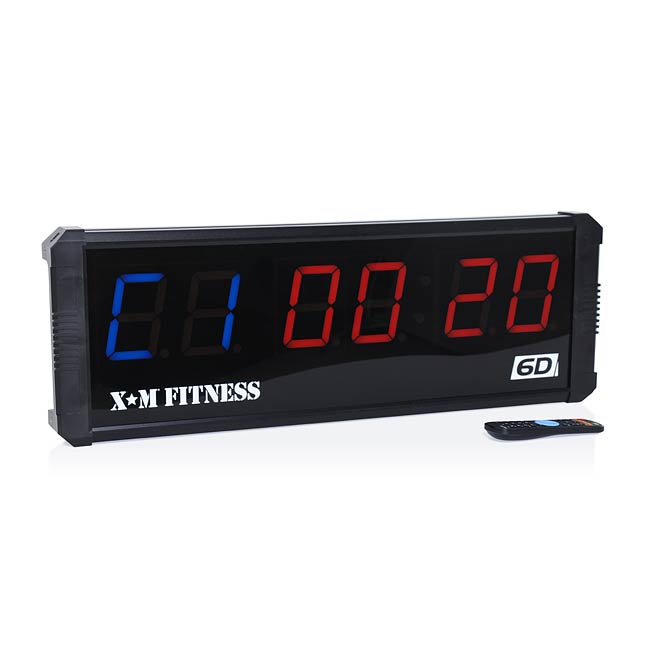 XM Fitness 6D Interval timer - Final Stock XM Fitness Agility and Speed; jump ropes, climbing and battle ropes, ladders, sled, interval timer xm-fitness_6d-interval-timer_view-4