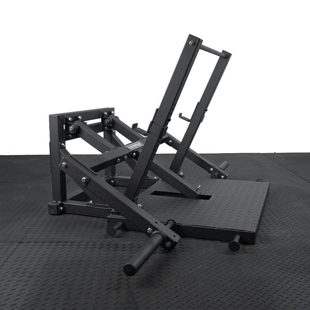 XM Belt Squat - Final Stock XM Fitness Home Gym, Small; Single stack or a-frame double stack (functional trainer). 5 functions or less xm-fitness_belt-squat-machine_view-4