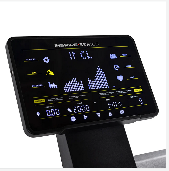 Inspire T7 Treadmill with 15 Inch LED Display