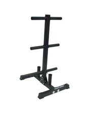Gronk Fitness black weight tree with bar holders