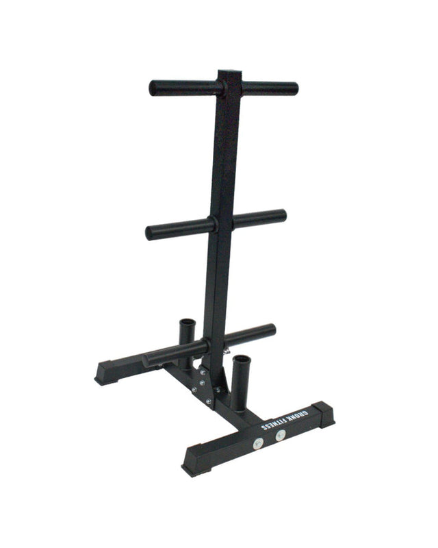Gronk Olympic Weight Tree with 2 Bar Holder Gronk Fitness Products Dumbell racks, power block stand, plate and bar storage, kettlebell racks, ball racks 1_720x_55b20a60-73b6-46cb-b8f1-3a656a355cd8