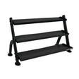 Gronk 3 Tier Flat Tray Dumbbell / Kettlebell Rack ( Fits 5-75lb DB set) Gronk Fitness Products Dumbell racks, power block stand, plate and bar storage, kettlebell racks, ball racks 1_720x_66dbdf41-e3af-416b-b9fc-ffac2f6a0430