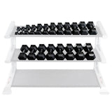 Body-Solid Hex Dumbbell Set with Rack (SDRS550 with BFDR10B) - Body-Solid Rubber Hex Dumbbells (SDRS550), view 3