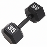 Gronk Cast Hex Dumbbell - Black 35 lb G&G Fitness Equipment Variant(s) - LBWeight 35