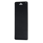 Gronk Fitness black hanging mat with grommets top view