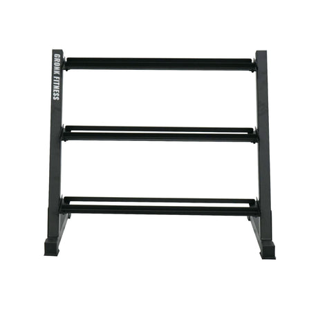 Gronk Fitness 3-Tier Dumbbell Rack front view