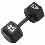 Gronk Cast Hex Dumbbell - Black 45 lb G&G Fitness Equipment Variant(s) - LBWeight 45