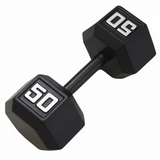 Gronk Cast Hex Dumbbell - Black 50 lb G&G Fitness Equipment Variant(s) - LBWeight 50
