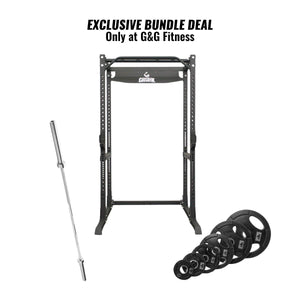 Free Bar & 300lb weight set w/ purchase of Gronk Power Rack