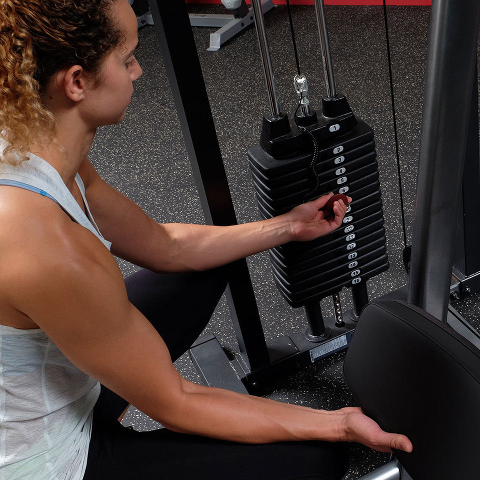 Body Solid FCD-STK Pro Select Weight Assist Chin-Up Dip, 310lb Body Solid Selectorized, single stack, assembly required DSCF7969__47123.1735662094