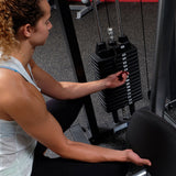 Body Solid FCD-STK Pro Select Weight Assist Chin-Up Dip, 310lb Body Solid Selectorized, single stack, assembly required DSCF7969__47123.1735662094