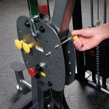 Body Solid FCD-STK Pro Select Weight Assist Chin-Up Dip, 310lb Body Solid Selectorized, single stack, assembly required DSCF7970__97827.1735662094