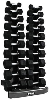 TKO 10 Pair Vertical Dumbbells Rack