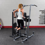 Body Solid FCD-STK Pro Select Weight Assist Chin-Up Dip Body Solid Home Gym, Small; Single stack or a-frame double stack (functional trainer). 5 functions or less FCD-STK_Exercises-29__33367.1735662094_69fa3cdd-b76c-4a44-9007-2ce29c9ba9e8