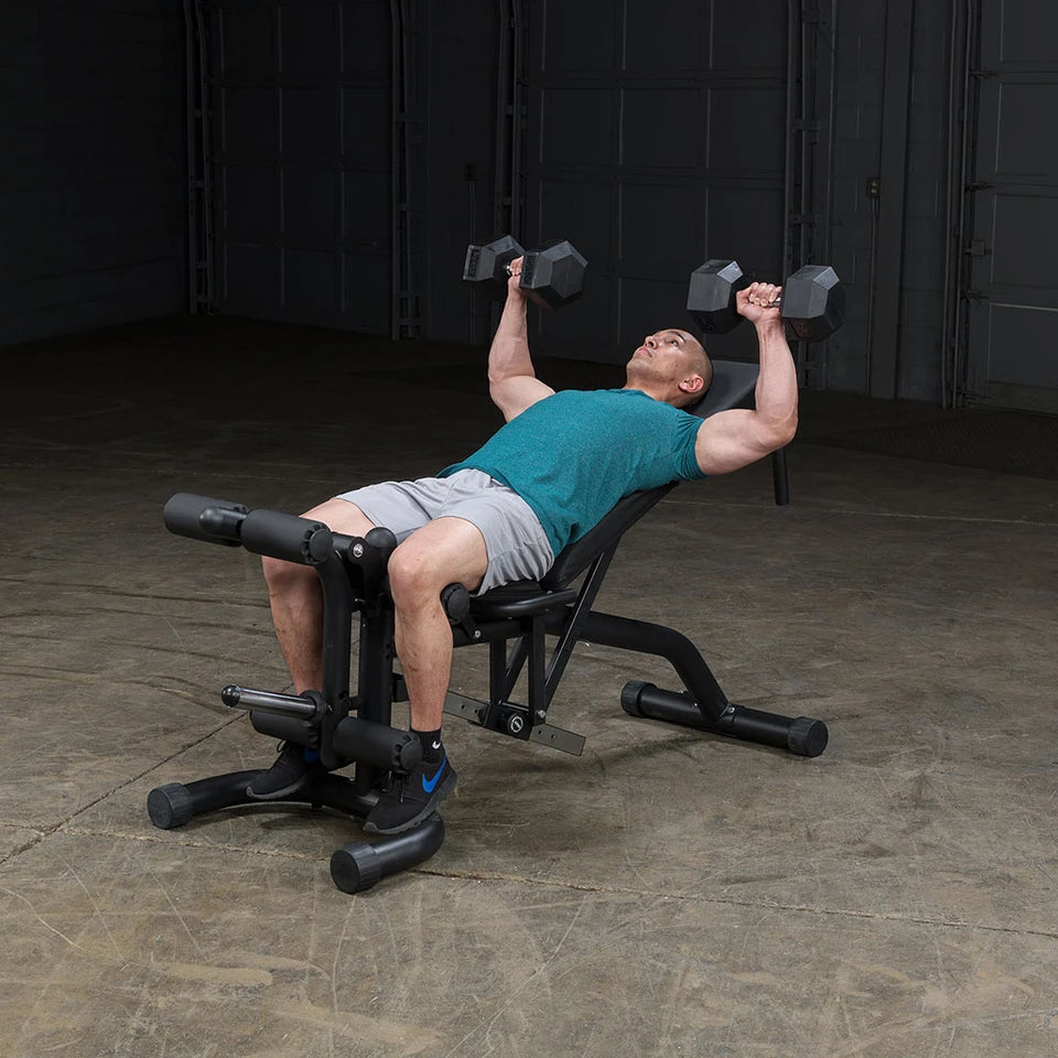 Body Solid FID46 Leverage Flat Incline Decline Bench