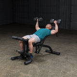 Body Solid FID46 Leverage Flat Incline Decline Bench