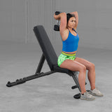 Body-Solid GFID225B Commercial Folding Bench — decline position