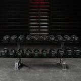 Hammer Strength Two Tier Dumbbell Rack Life Fitness Dumbell racks, power block stand, plate and bar storage, kettlebell racks, ball racks Hammer_Strength_-_Benches_Racks_-_Two_Tier_Dumbbell_Rack_FW-DR2_7
