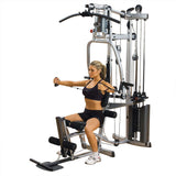 P2X Multi-Station Gym w/Leg Press Attachment & 260 lb Weight Stack Body Solid P2X-ForCutOut__39630