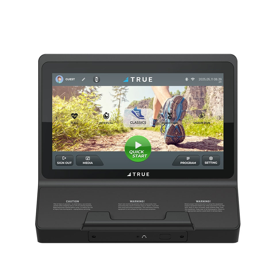 TRUE T16 touchscreen console for the TRUE Performance 3000 treadmill