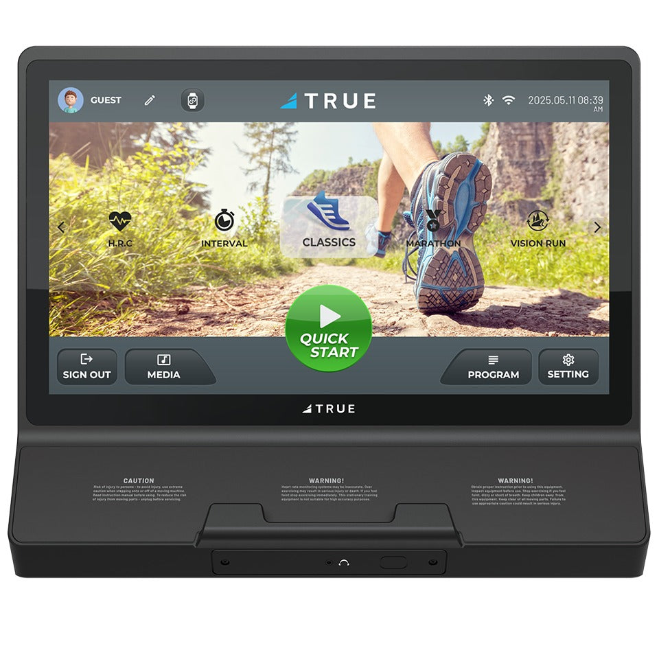 TRUE T22 touchscreen console for the TRUE Performance 1000 treadmill