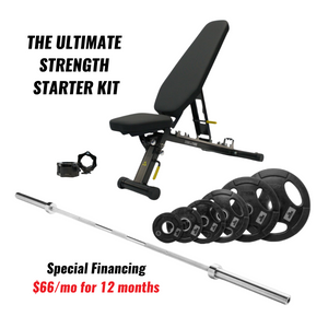 Ultimate Strength Starter Kit with 265lb Weight Plates