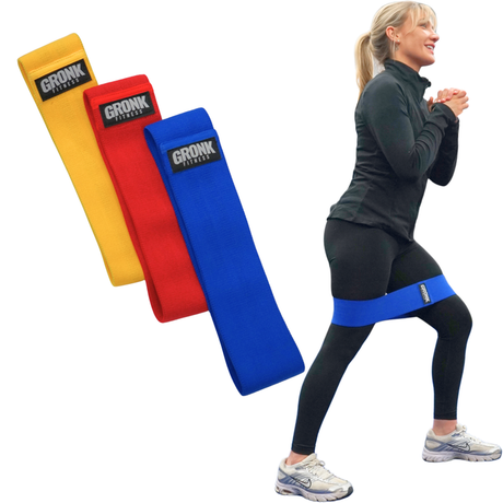 Gronk Fitness Circle Hip Bands | 3 pack w/ Mesh Bag - Light, Medium and Heavy Gronk Fitness Products Bands and tubing Untitled_design_-_2026-04-06T154946.161_720x_0c0c65f6-2967-44da-aff0-89bdea7a7f8e