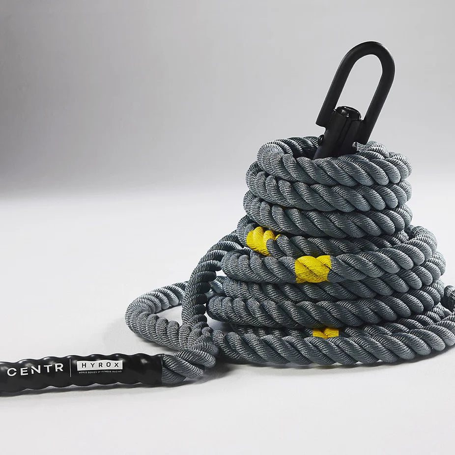 Centr x HYROX Official Competition Power Rope Hyrox Agility and Speed; jump ropes, climbing and battle ropes, ladders, sled, interval timer competition-power-rope-176554_r8gbdy