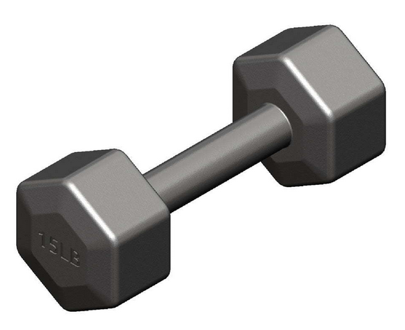 Gronk Cast Hex Dumbbell - Black 75 lb G&G Fitness Equipment Variant(s) - LBWeight d40213c1-40ed-ee11-8428-0aa4e80801fd_SDB-075_.