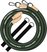 Inertia Wave - Dynamic Rubber Battle Ropes | Green Default Title Inertia Wave Agility and Speed; jump ropes, climbing and battle ropes, ladders, sled, interval timer dd31b090-7ef3-ee11-8428-0aa4e80801fd_693130-01_.